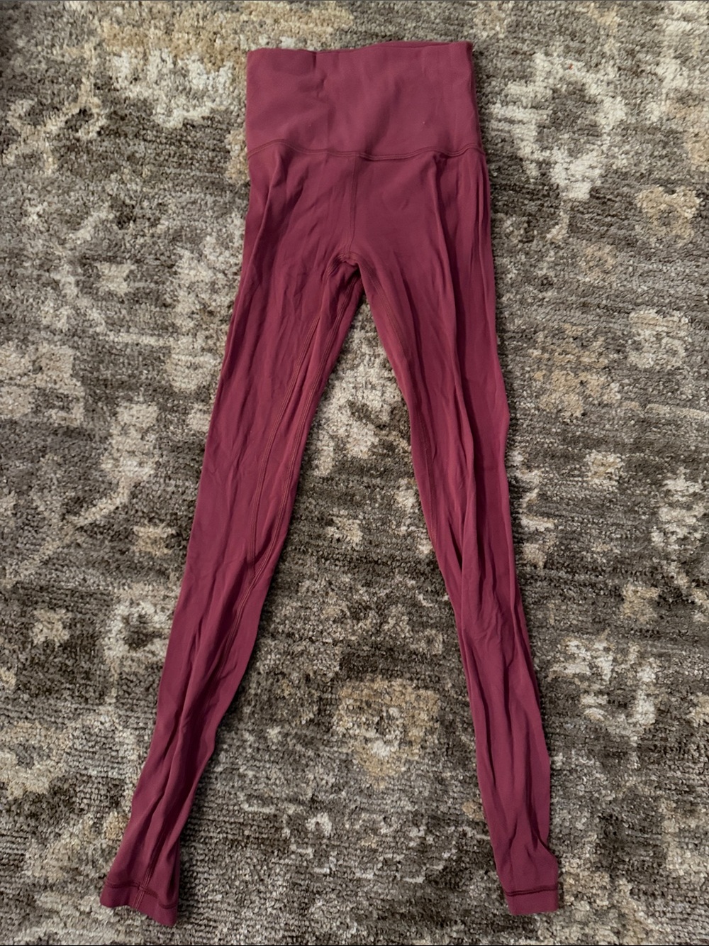 lululemon athletica High-Waist Full-Length Leggings in Burgundy